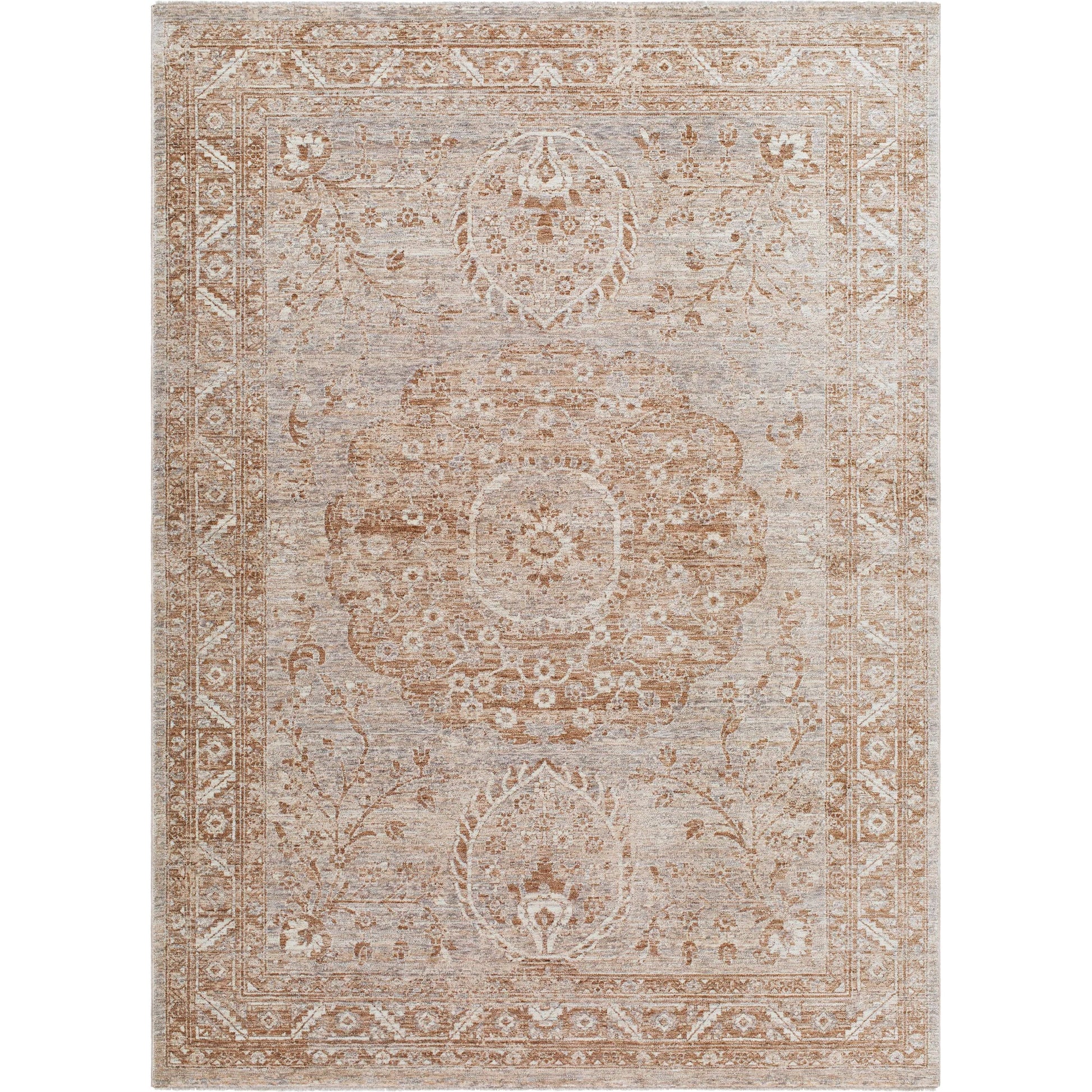 Misterio Plus MIP-2303 Rug by Livabliss in cream, tan, brown, gray. Made from polyester in a unique style.