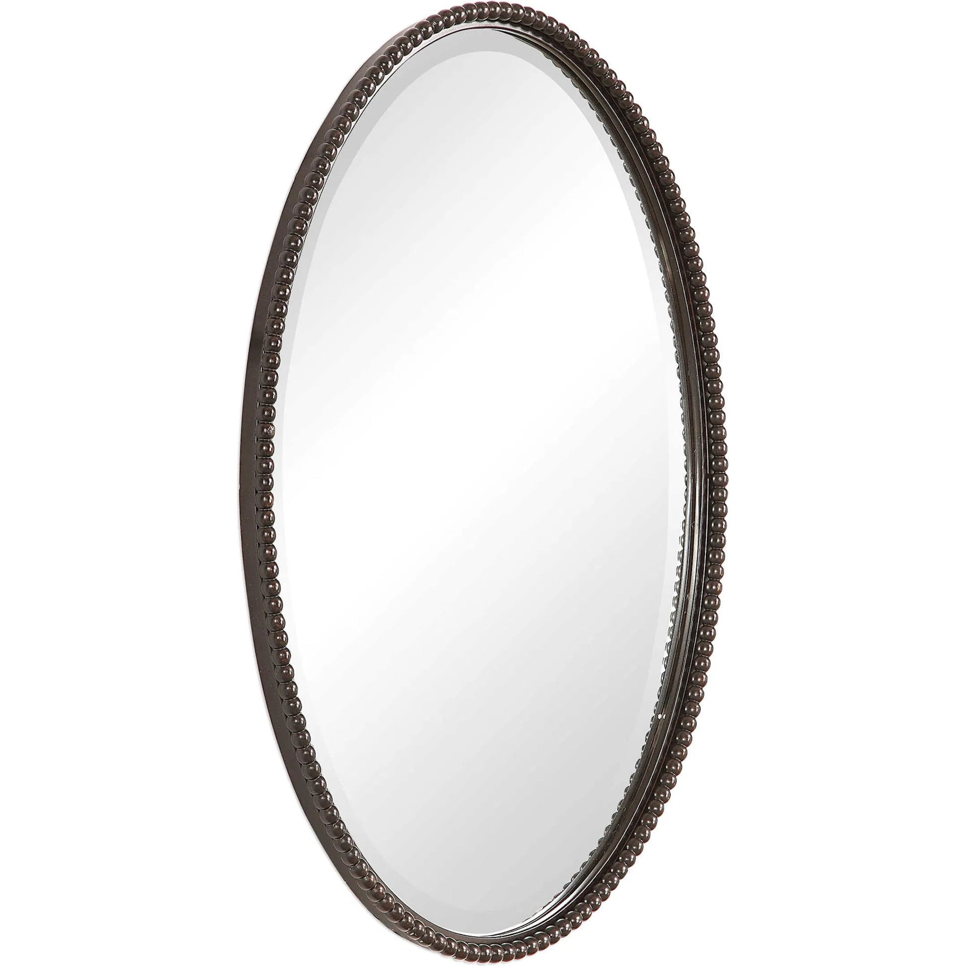 Sherise Oval Mirror by Uttermost. Made from metal, glass in a modern style.