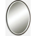 Sherise Oval Mirror by Uttermost. Made from metal, glass in a modern style.