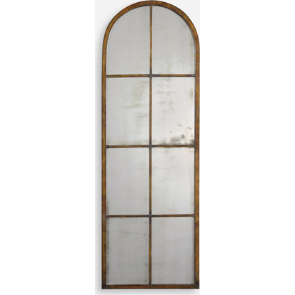 Amiel Mirror by Uttermost in brown. Made from metal in a modern style.
