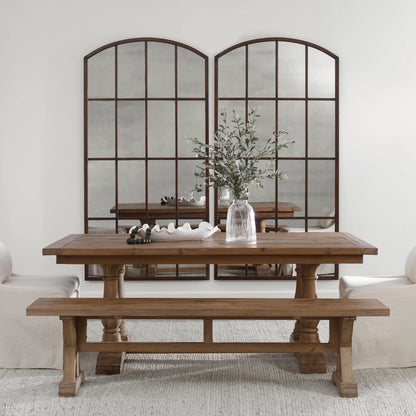 Amiel Antique Arch Mirror by Uttermost. Made from metal, glass, mdf in a cottage & farmhouse style.