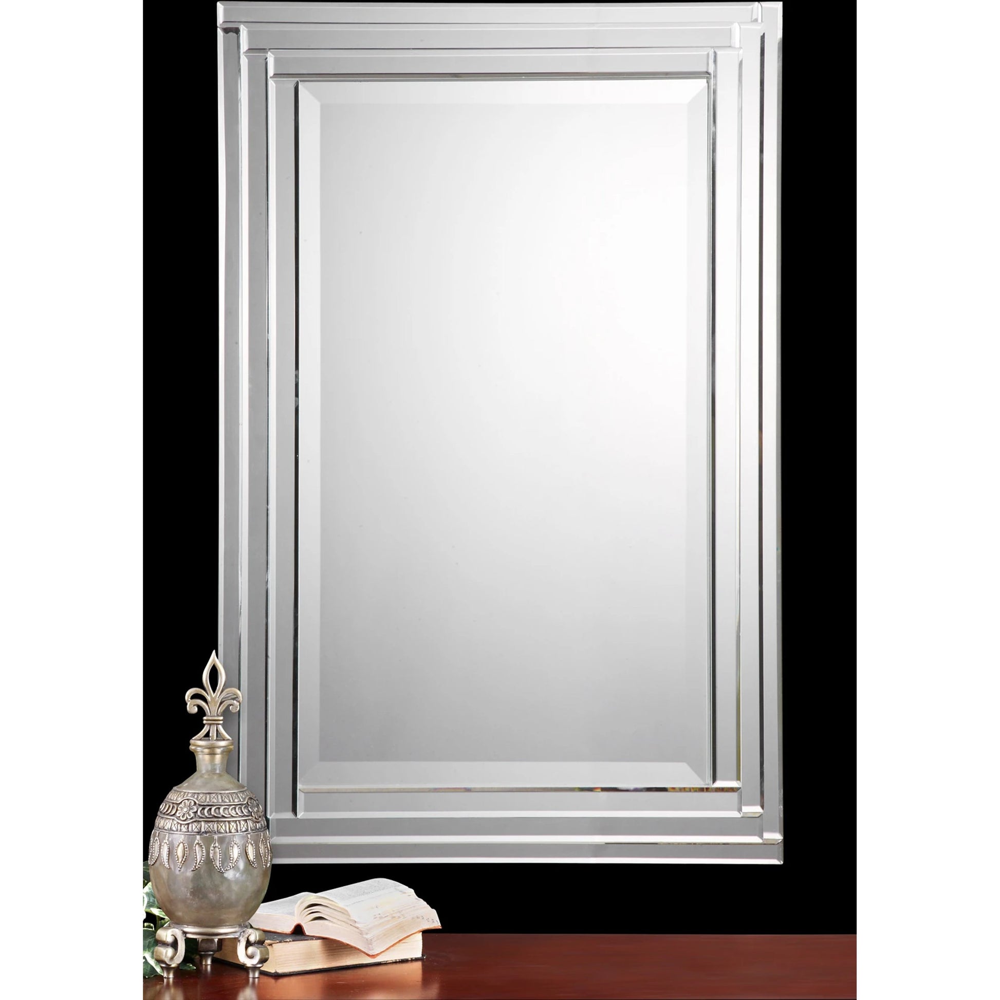 Alanna Frameless Vanity Mirror by Uttermost. Made from glass, mdf in a modern style.