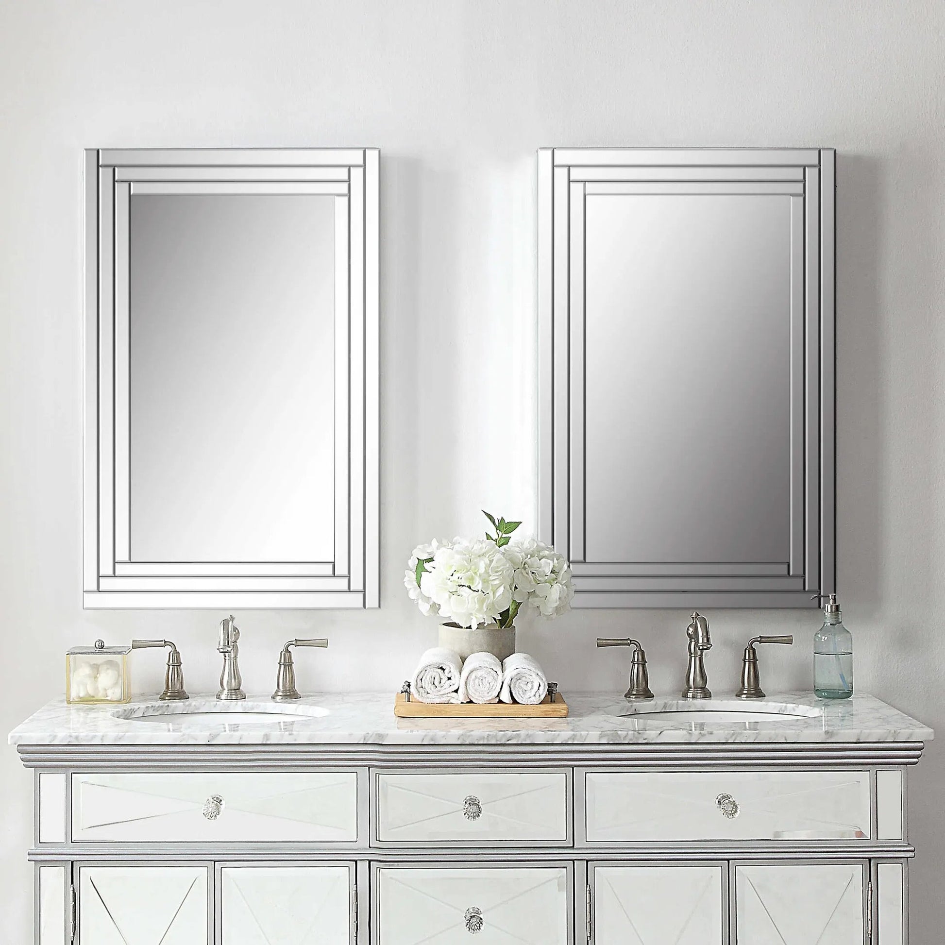 Alanna Frameless Vanity Mirror by Uttermost. Made from glass, mdf in a modern style.