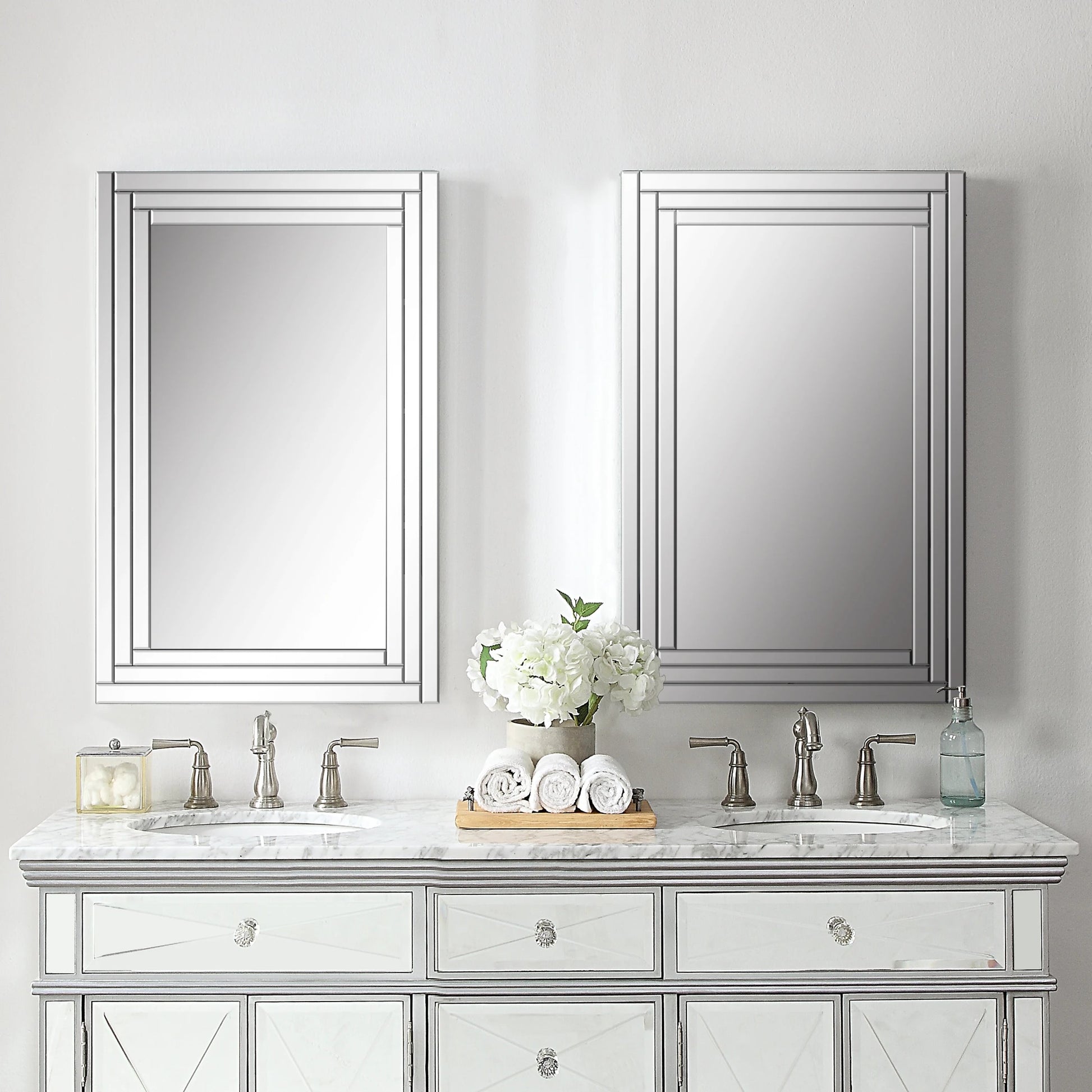Alanna Frameless Vanity Mirror by Uttermost. Made from glass, mdf in a modern style.
