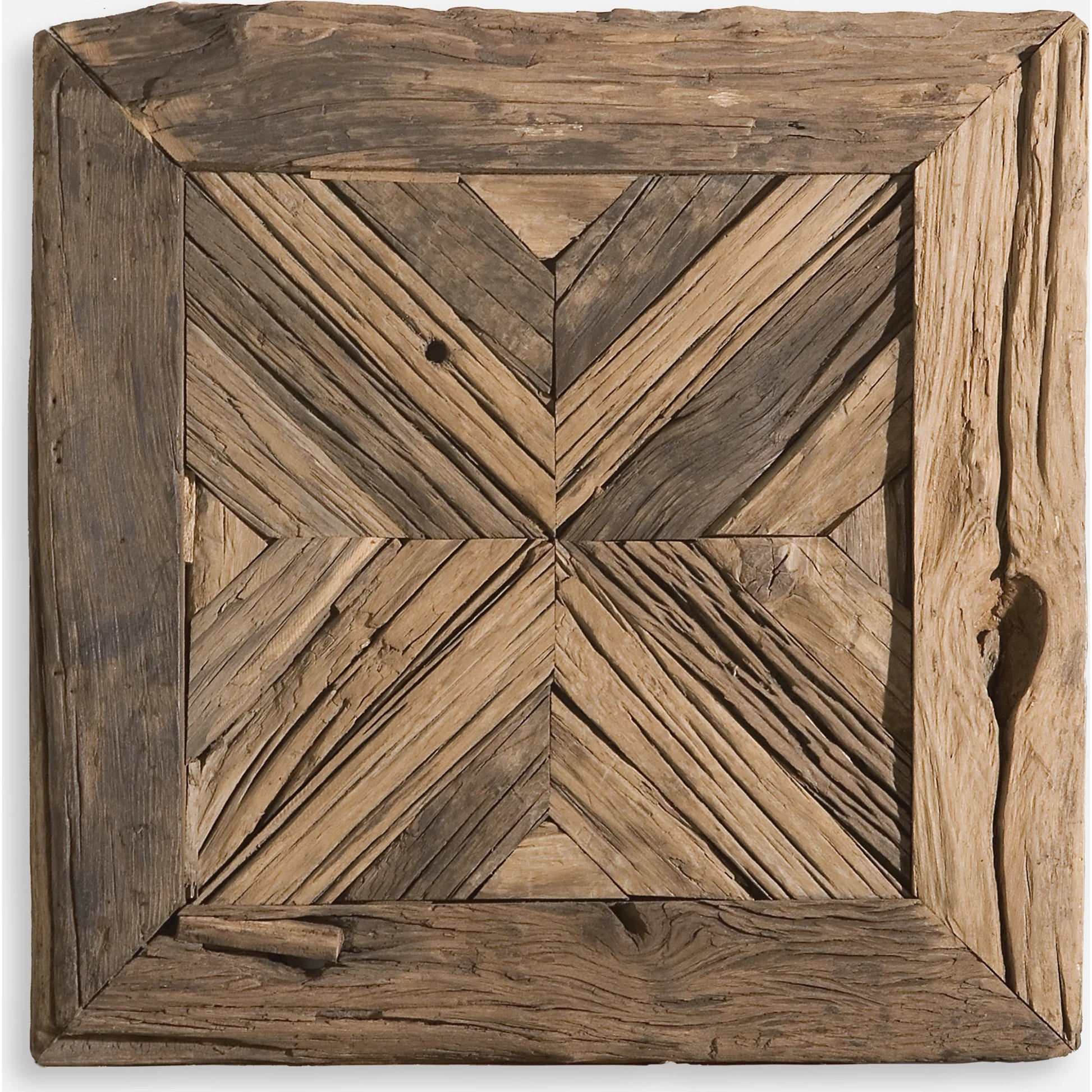Rennick Reclaimed Wood Wall Art by Uttermost in multi. Made from reclaimed pine wood in a cottage & farmhouse style.
