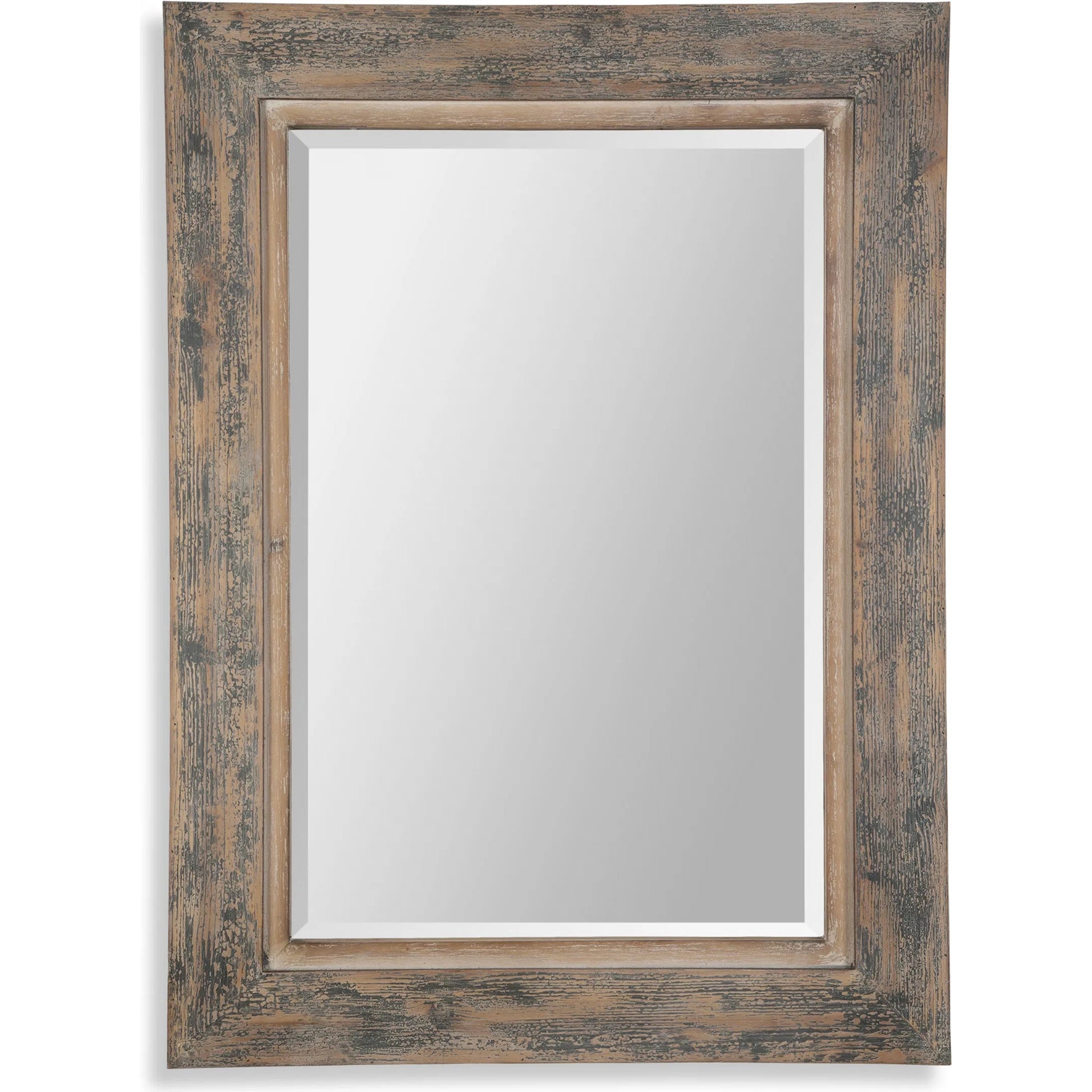 Bozeman Mirror by Uttermost in blue. Made from mirror, fir, mdf in a cottage & farmhouse style.