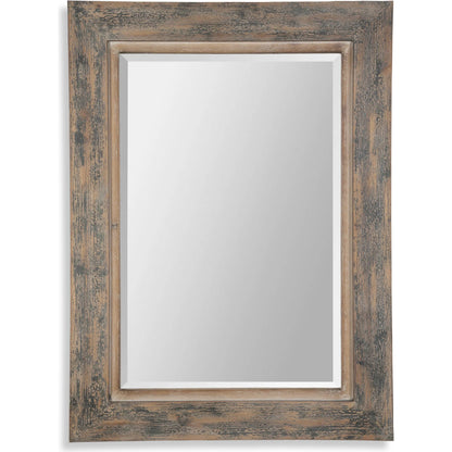 Bozeman Mirror by Uttermost in blue. Made from mirror, fir, mdf in a cottage & farmhouse style.