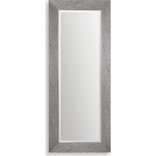 Amadeus Mirror by Uttermost in silver. Made from fir in a modern style.