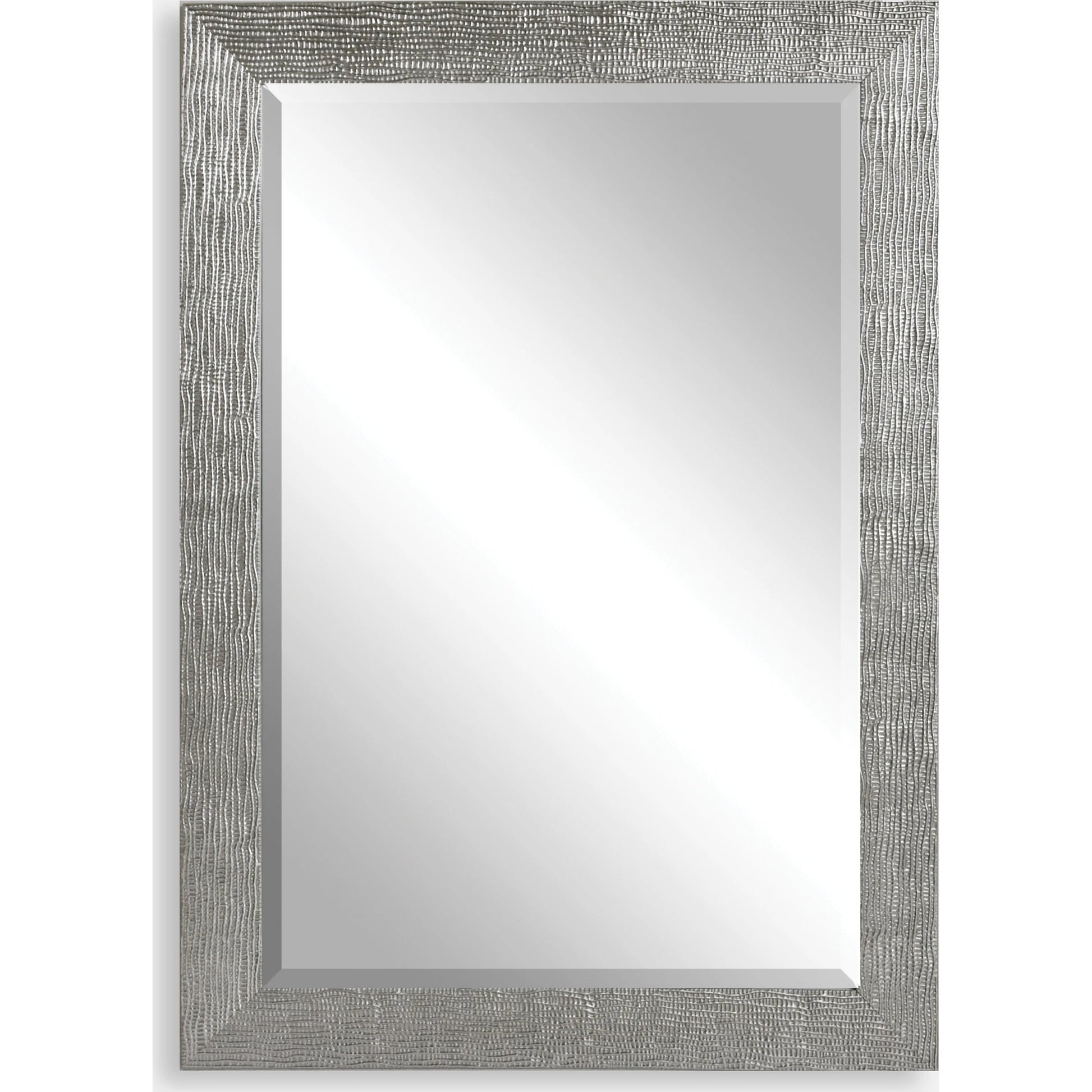 Tarek Mirror by Uttermost in silver. Made from mdf in a modern style.
