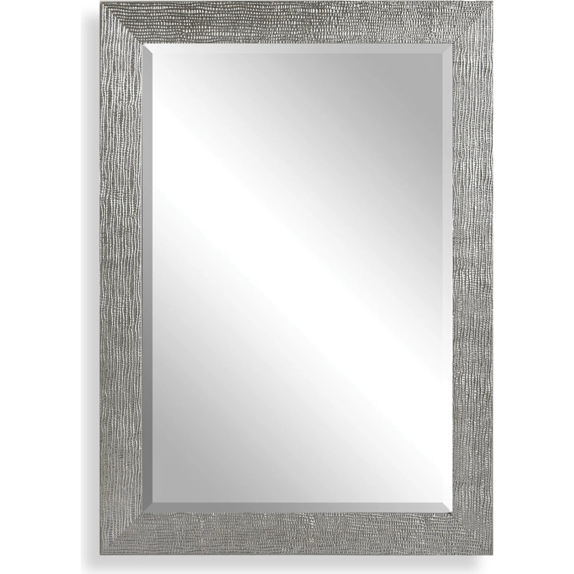 Tarek Mirror by Uttermost in silver. Made from mdf in a modern style.