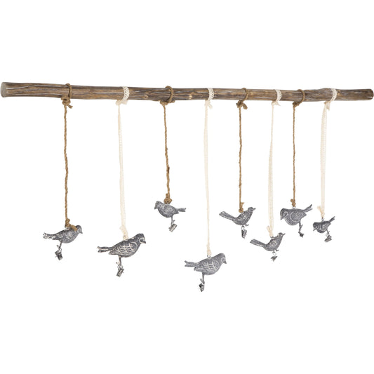 Birds on a Branch Wall Art by Uttermost in multi. Made from elm in a cottage & farmhouse style.