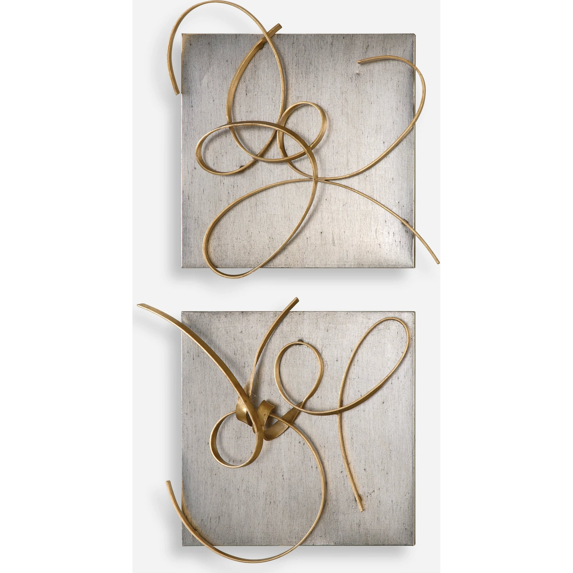 Harmony Metal Wall Art (Set of 2) by Uttermost in multi and metal. Made from metal in a modern style.