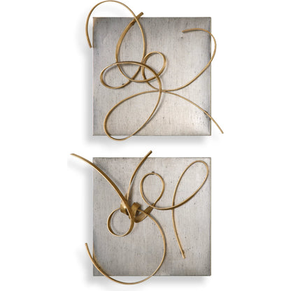 Harmony Metal Wall Art (Set of 2) by Uttermost in multi and metal. Made from metal in a modern style.