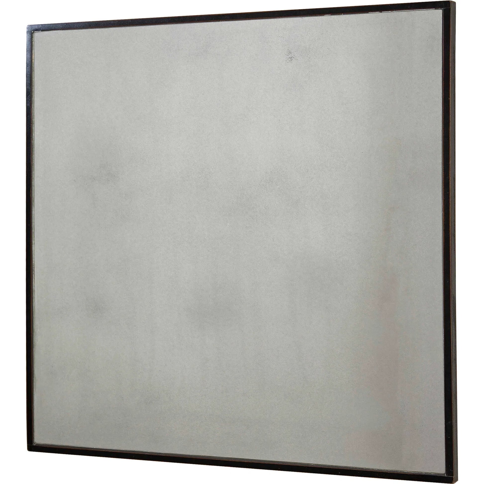 Matty Antiqued Square Mirrors (Set of 2) by Uttermost. Made from mdf in a modern style.