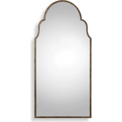 Brayden Tall Arch Mirror by Uttermost. Made from metal in a traditional style.