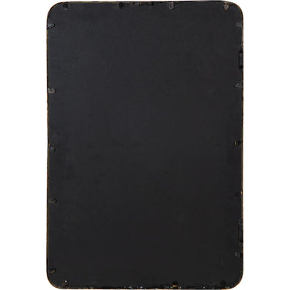 Crofton Vanity Mirror by Uttermost in gold. Made from metal in a modern style.