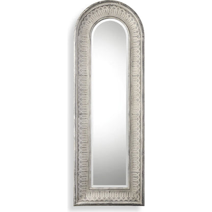 Argenton Arch Mirror by Uttermost in gray. Made from glass, iron, mdf in a cottage & farmhouse style.