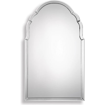Brayden Frameless Arched Mirror by Uttermost. Made from mirror, mdf in a transitional style.