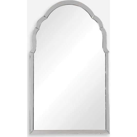 Brayden Frameless Arched Mirror by Uttermost. Made from mirror, mdf in a transitional style.