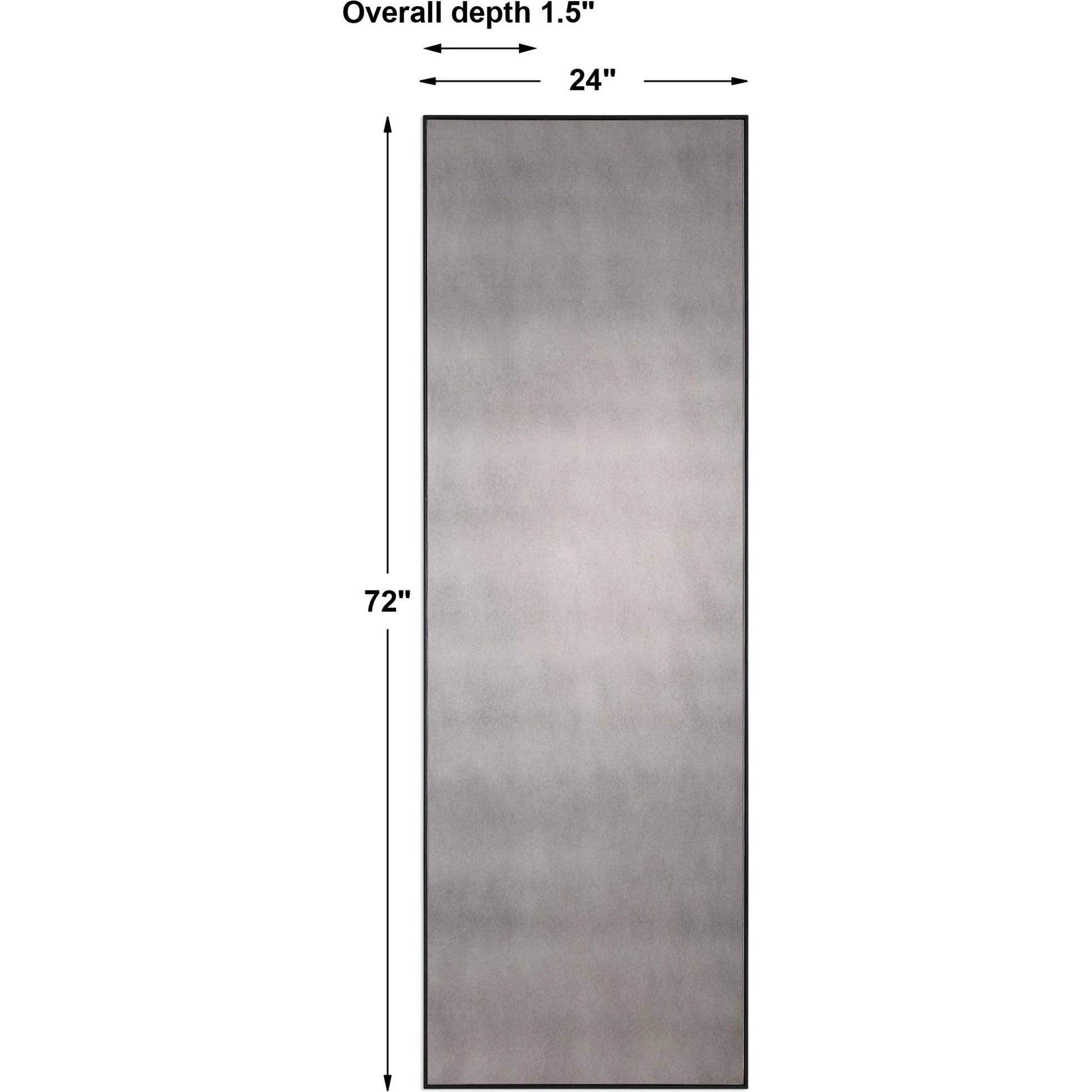 Burwell Oversized Antiqued Mirror by Uttermost. Made from metal, mirror, mdf in a modern style.