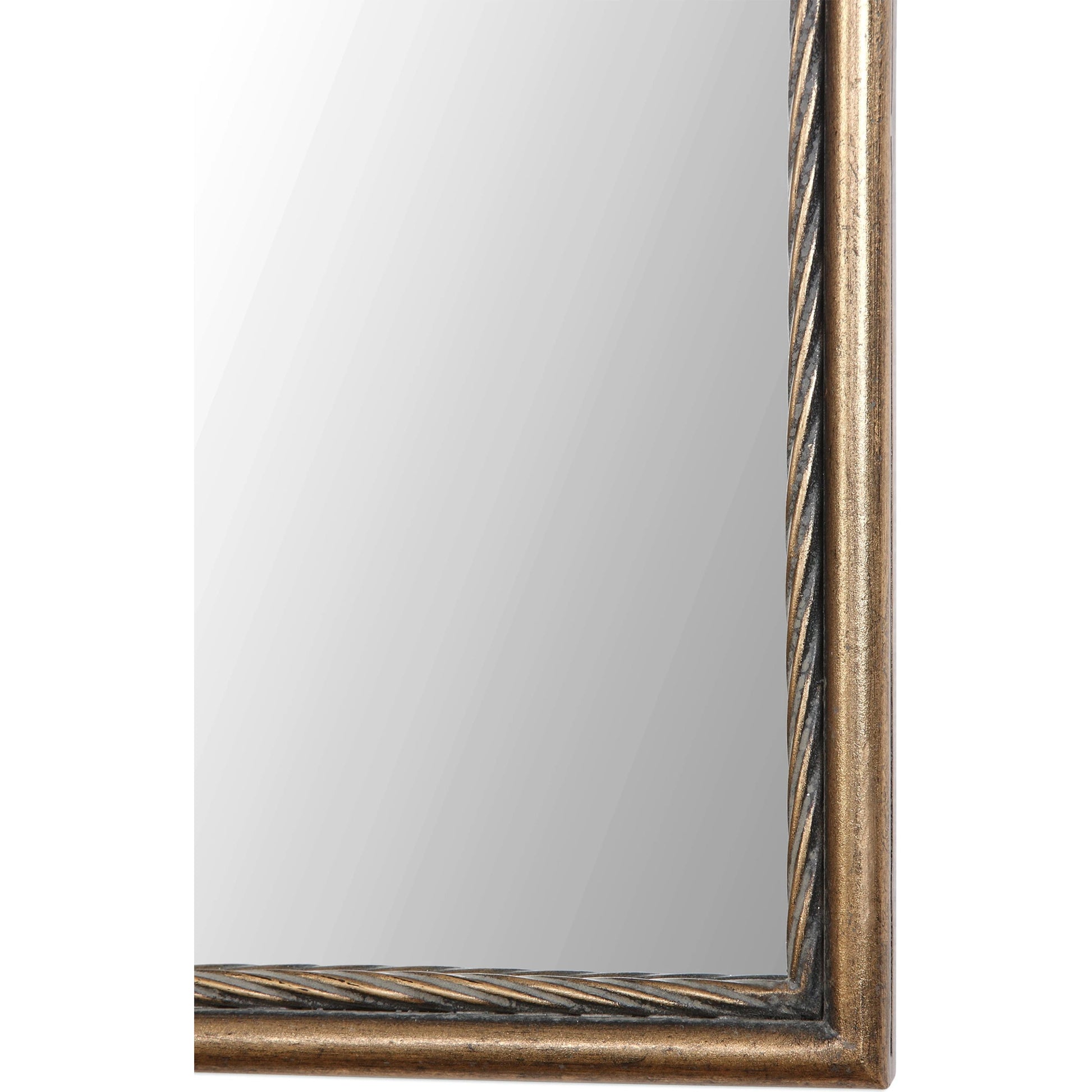 Adelasia Mirror by Uttermost in gold. Made from metal, glass, mdf in a transitional style.