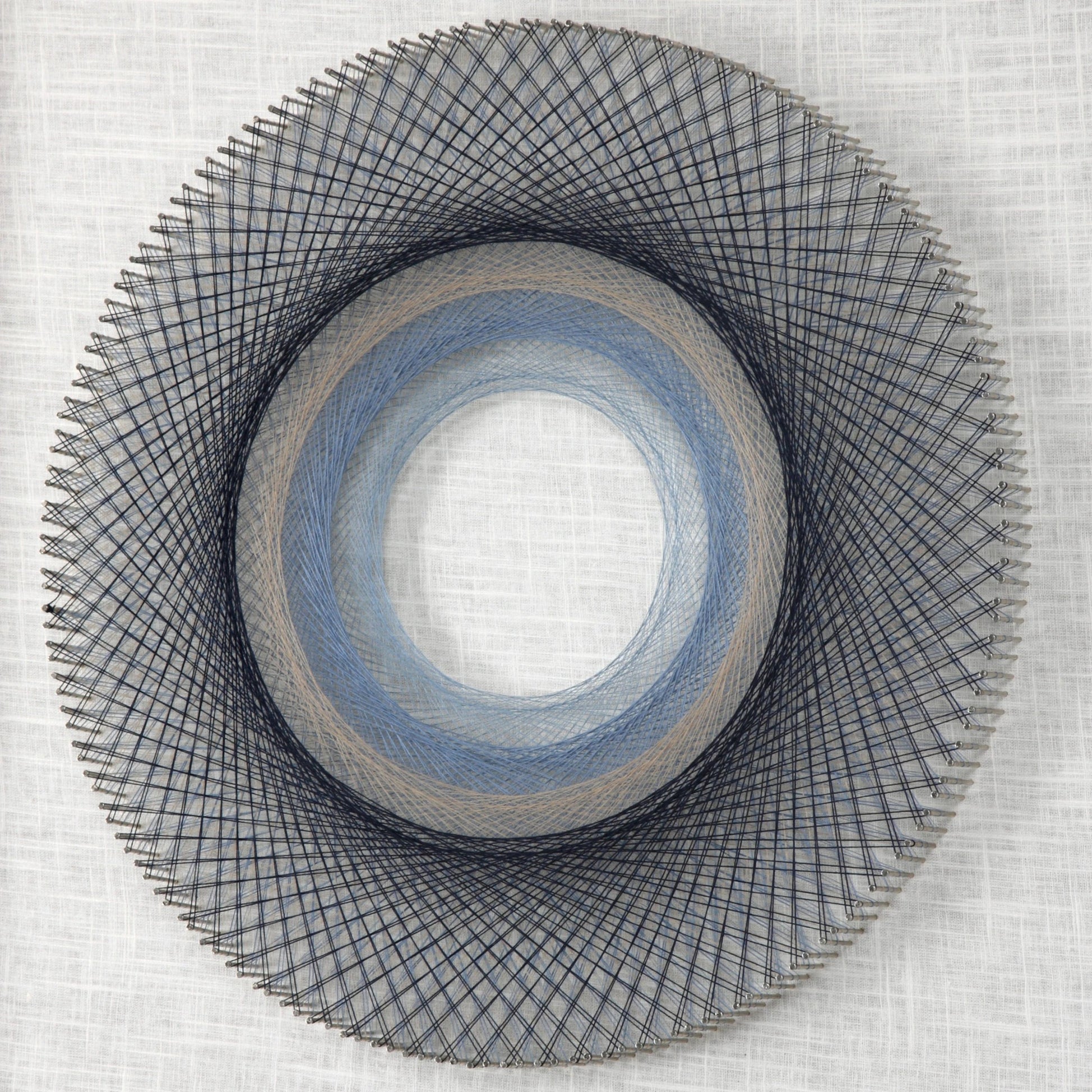 String Duet Geometric Art (Set of 2) by Uttermost in multi. Made from thread, pine, glass, fabric in a modern style.