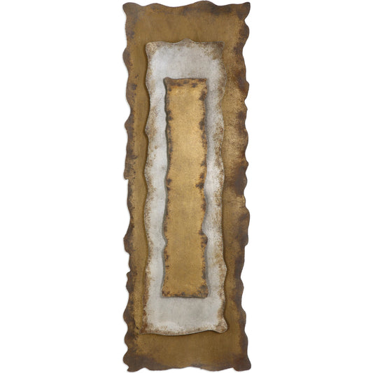 Jaymes Oxidized Panel by Uttermost. Made from metal in a modern style.