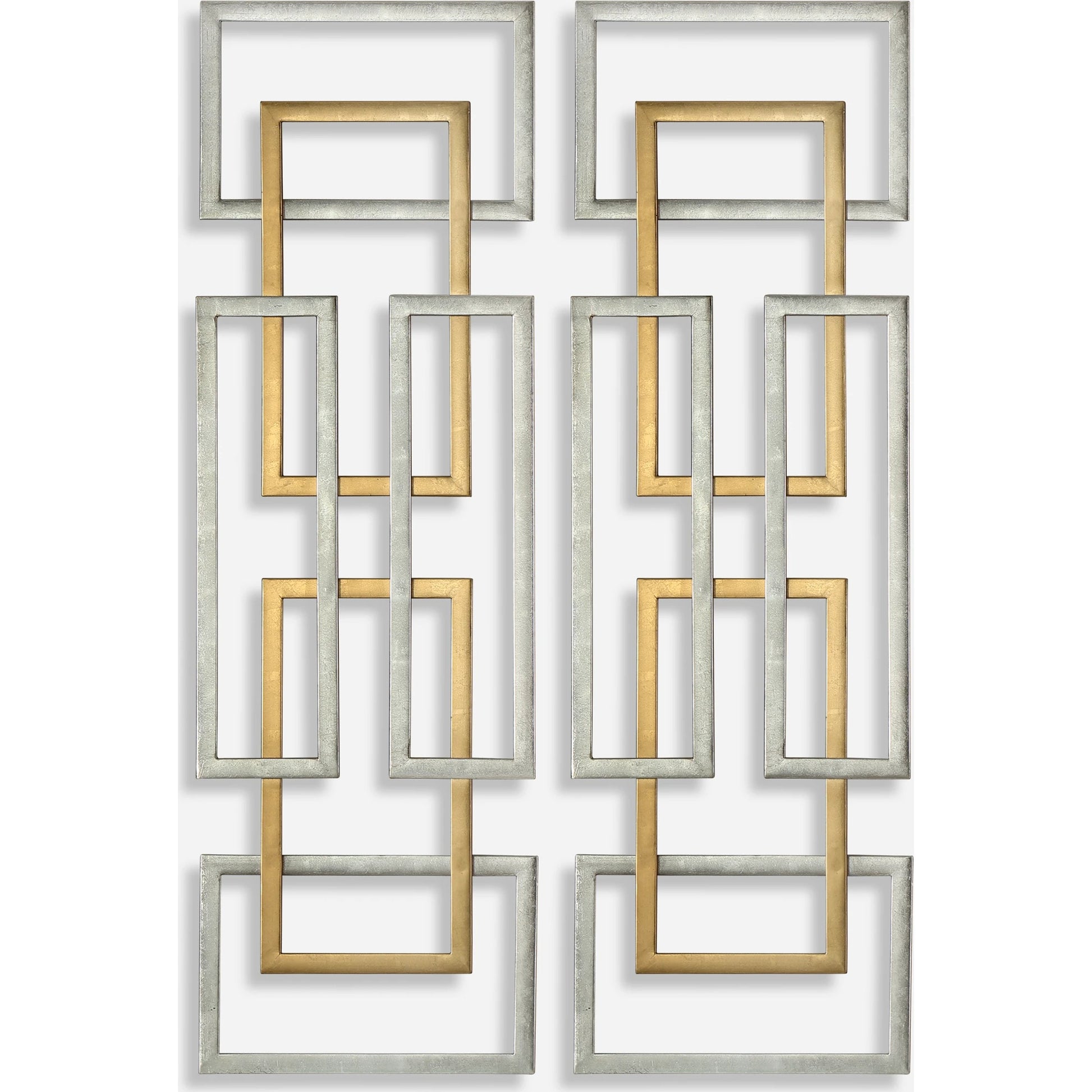 Aerin Geometric Wall Art by Uttermost in multi. Made from iron in a modern style.