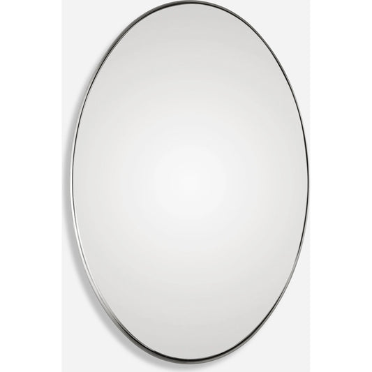 Pursley Mirror by Uttermost in nickel. Made from glass, steel, mdf in a modern style.