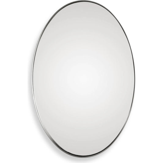Pursley Mirror by Uttermost in nickel. Made from glass, steel, mdf in a modern style.