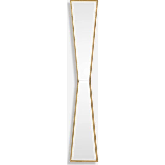 Corbata Mirror by Uttermost in gold. Made from mdf, mirror in a modern style.
