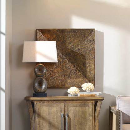 Blaise Wall Art by Uttermost in multi and bronze. Made from iron in a eclectic & global style.