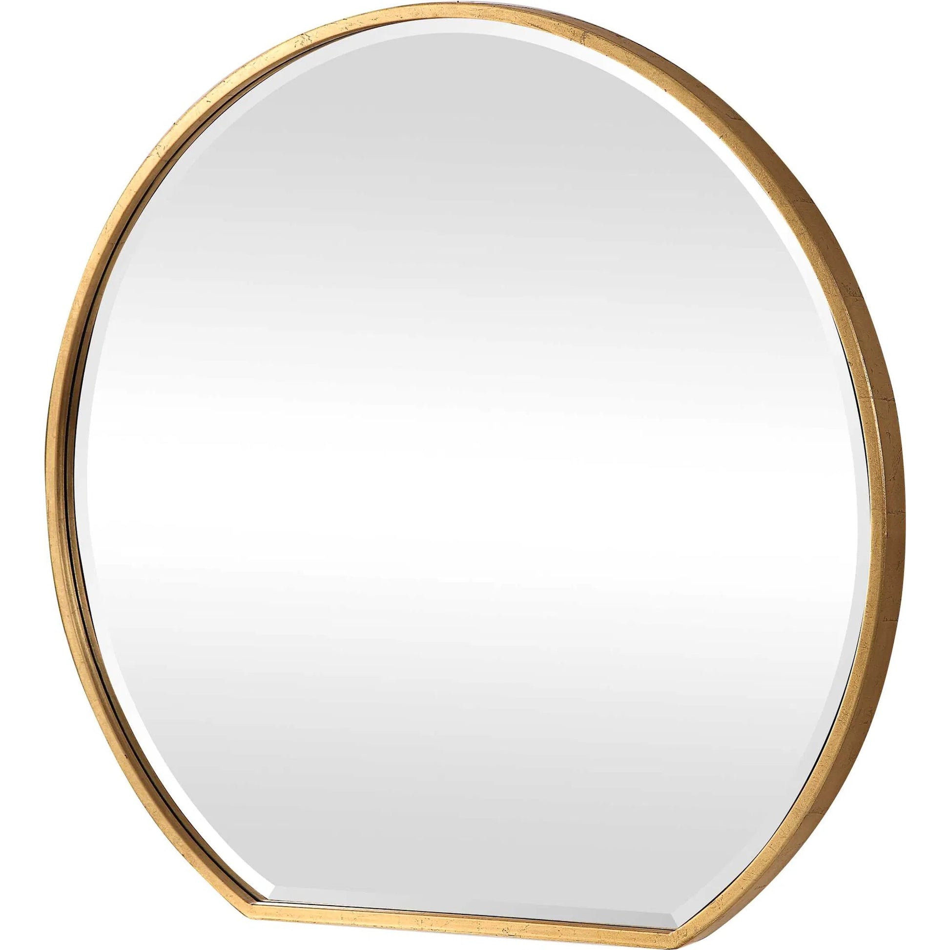 Cabell Mirror by Uttermost in gold. Made from steel, mdf, mirror in a modern style.
