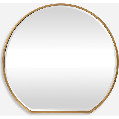 Cabell Mirror by Uttermost in gold. Made from steel, mdf, mirror in a modern style.