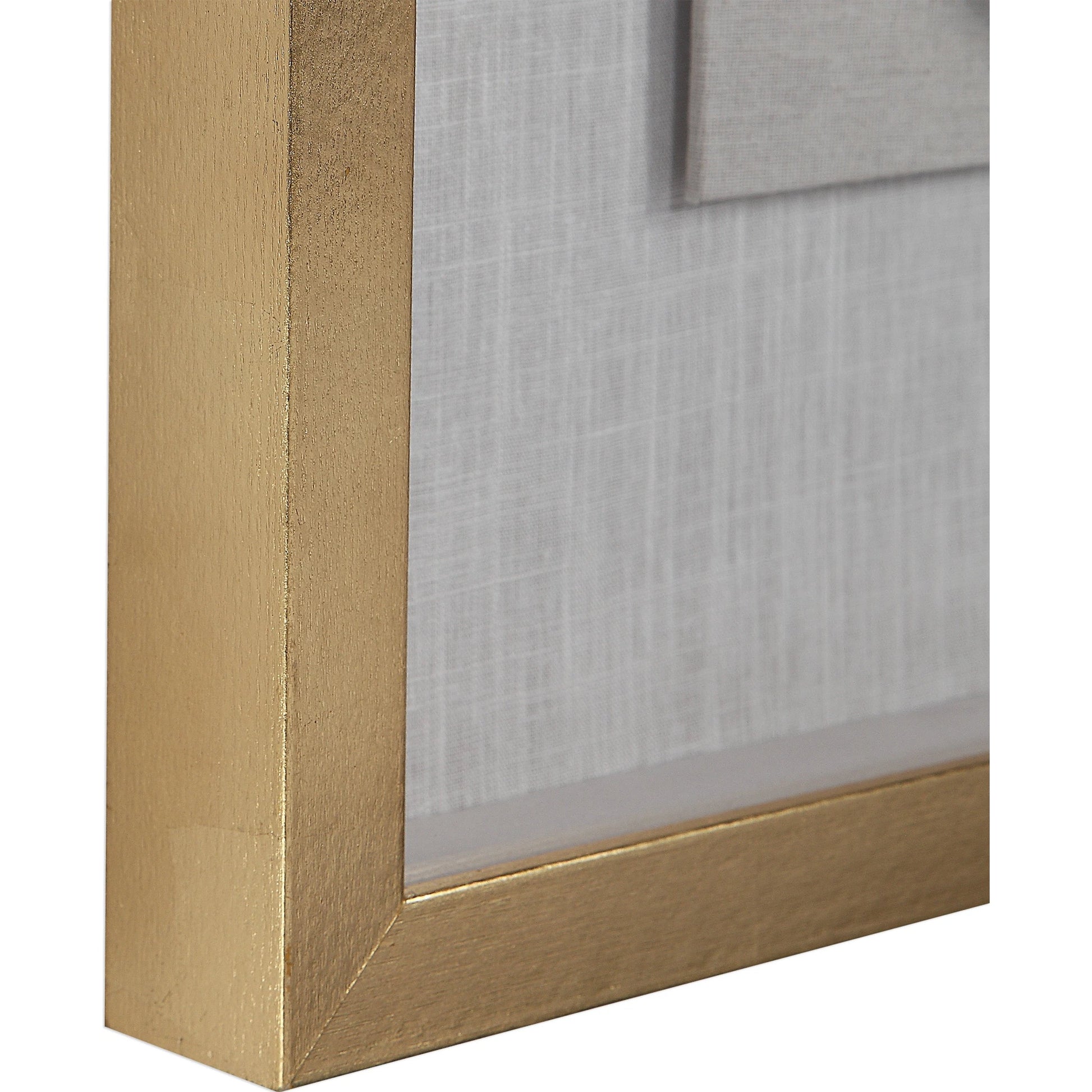 Keeva Agate Stone Shadow Box by Uttermost. Made from pine, agate, glass, mdf, linen in a eclectic & global style.