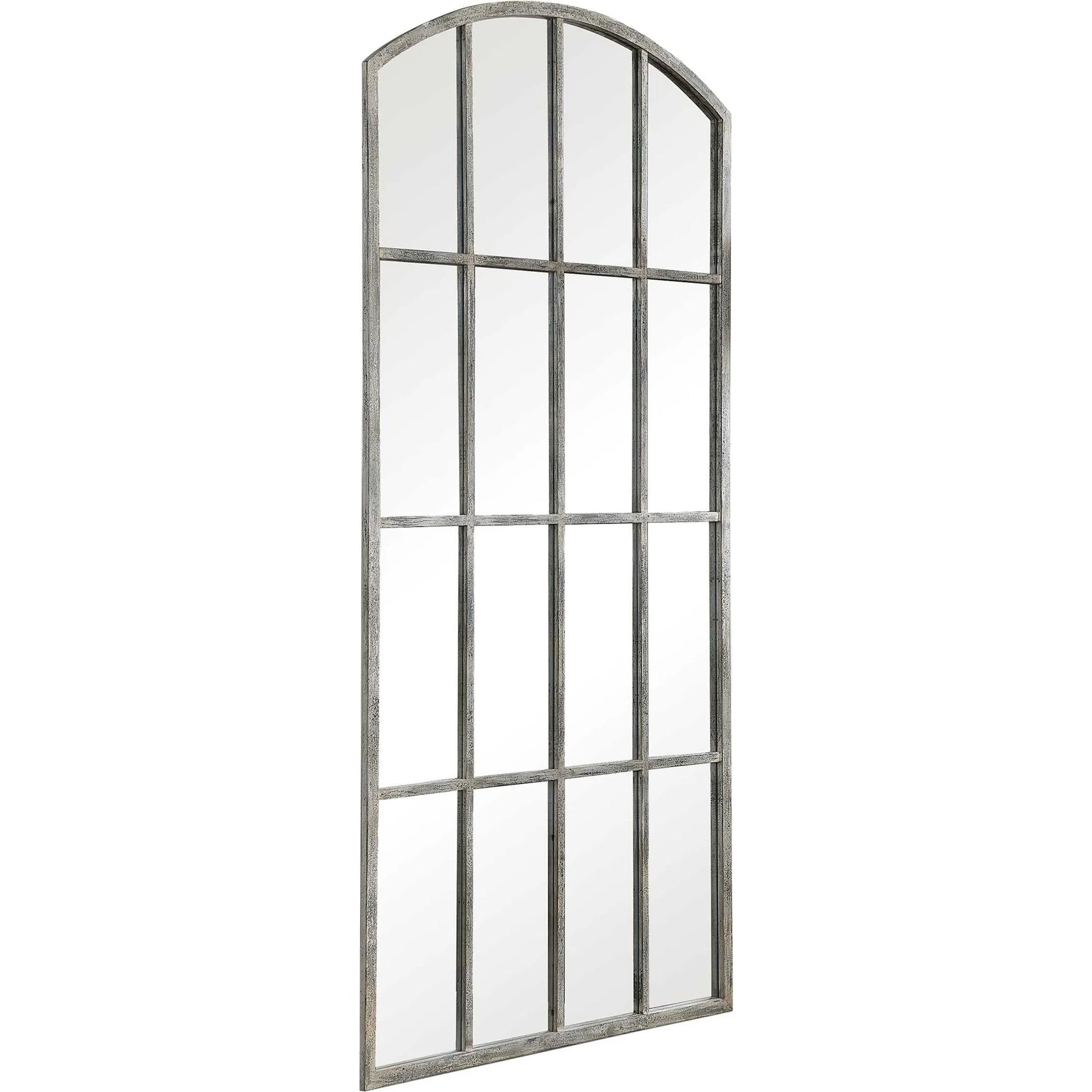 Amiel Ivory Arched Mirror by Uttermost. Made from metal, glass, mdf in a cottage & farmhouse style.