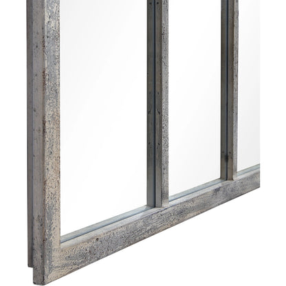 Amiel Ivory Arched Mirror by Uttermost. Made from metal, glass, mdf in a cottage & farmhouse style.
