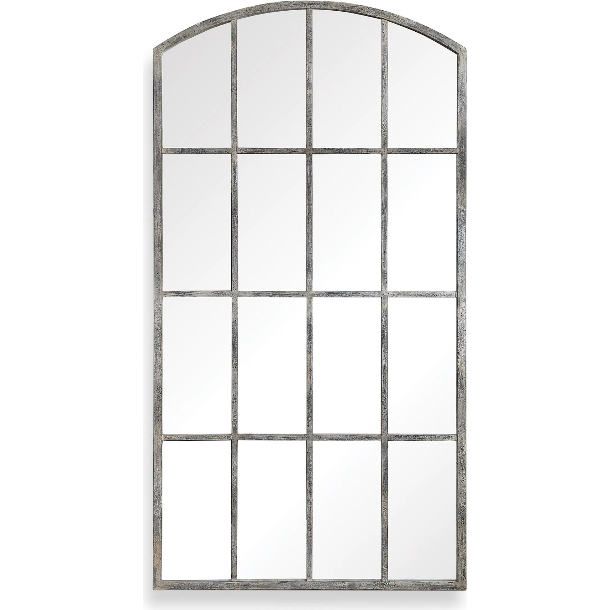 Amiel Ivory Arched Mirror by Uttermost. Made from metal, glass, mdf in a cottage & farmhouse style.