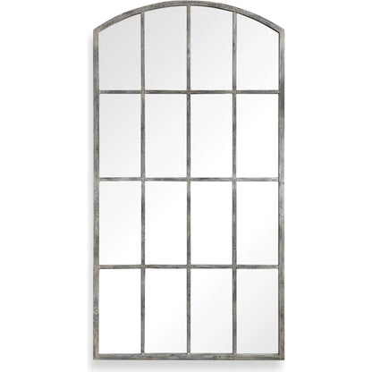 Amiel Ivory Arched Mirror by Uttermost. Made from metal, glass, mdf in a cottage & farmhouse style.