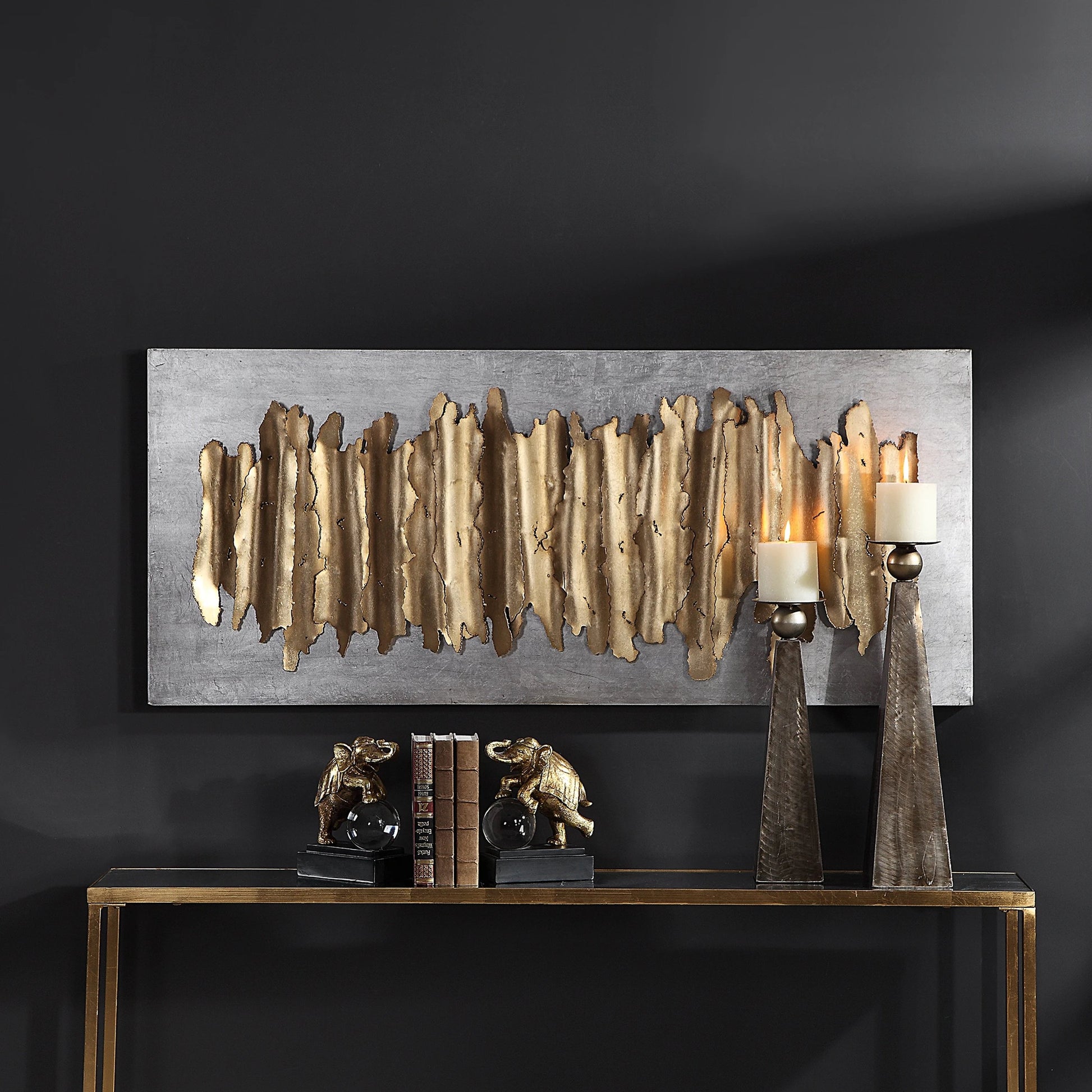Lev Wall Decor by Uttermost. Made from iron in a eclectic & global style.