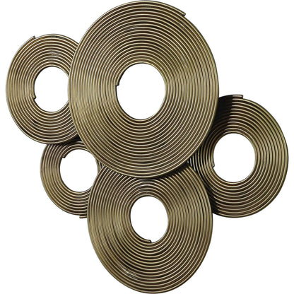 Ahmet Rings Wall Decor by Uttermost in gold. Made from iron in a eclectic & global style.