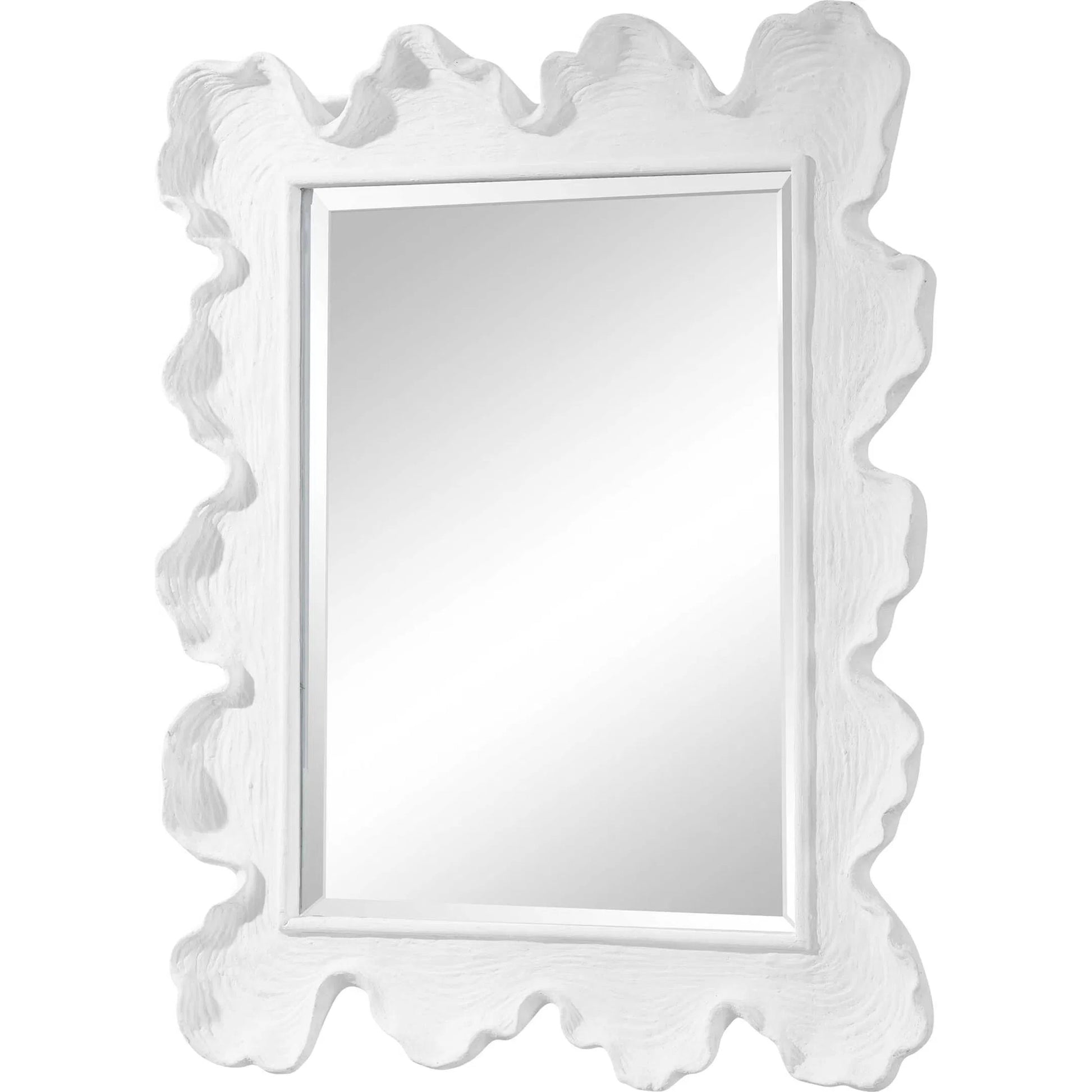 Sea Coral Coastal Mirror by Uttermost. Made from glass, resin in a transitional style.