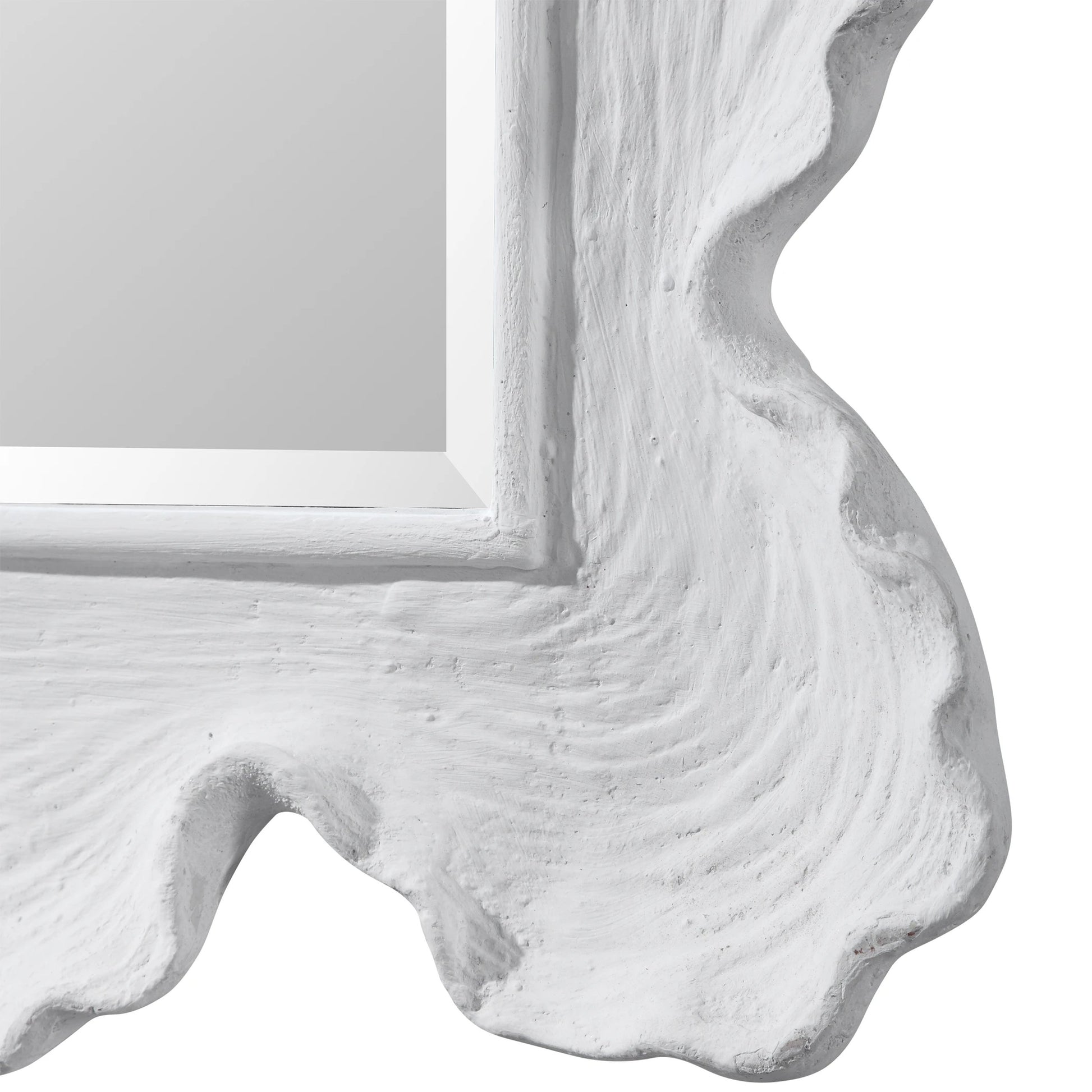 Sea Coral Coastal Mirror by Uttermost. Made from glass, resin in a transitional style.