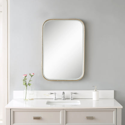 Malay Vanity Mirror by Uttermost. Made from iron, glass, mdf in a transitional style.