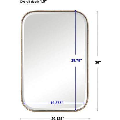 Malay Vanity Mirror by Uttermost. Made from iron, glass, mdf in a transitional style.
