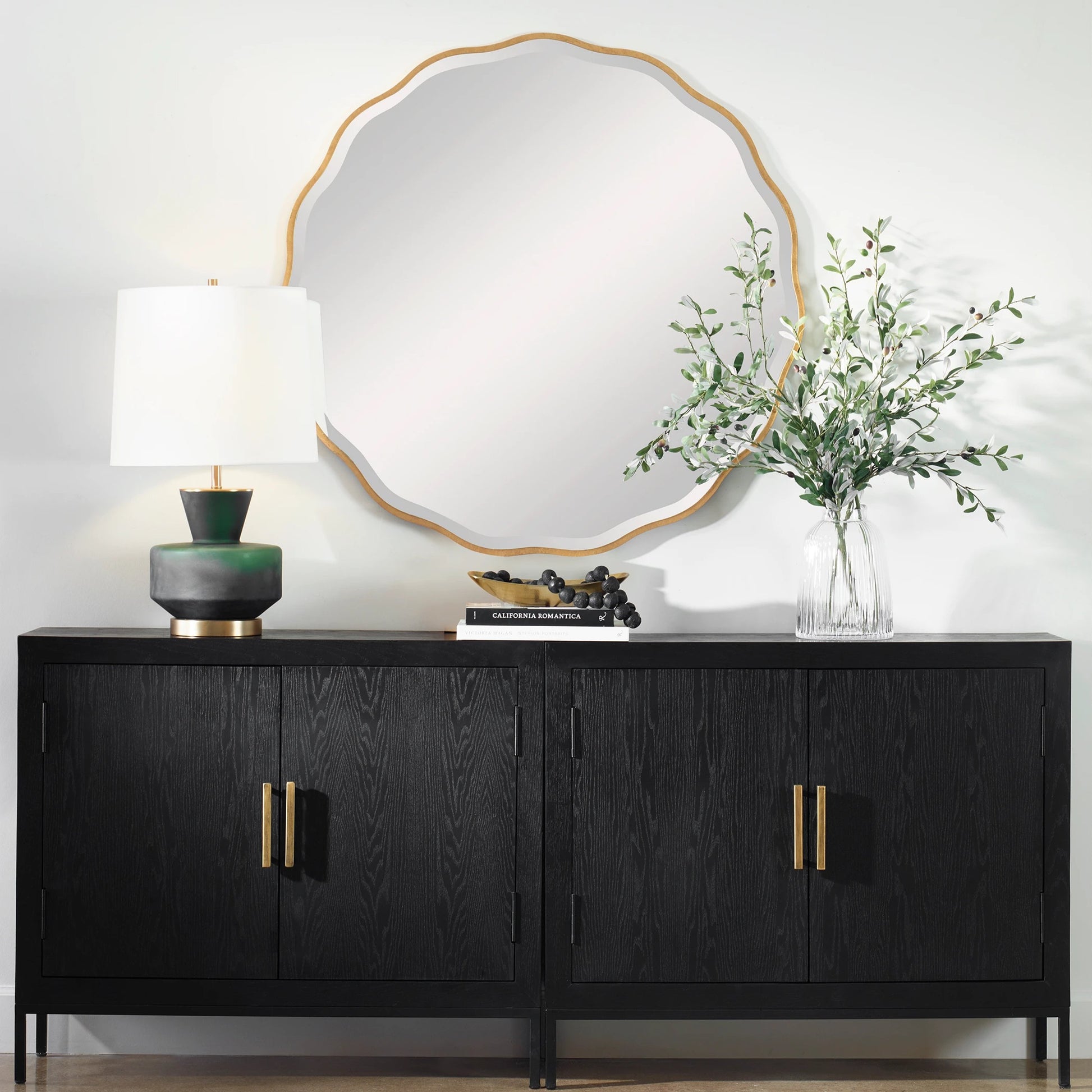 Aneta Mirror by Uttermost. Made from mdf, glass in a transitional style.