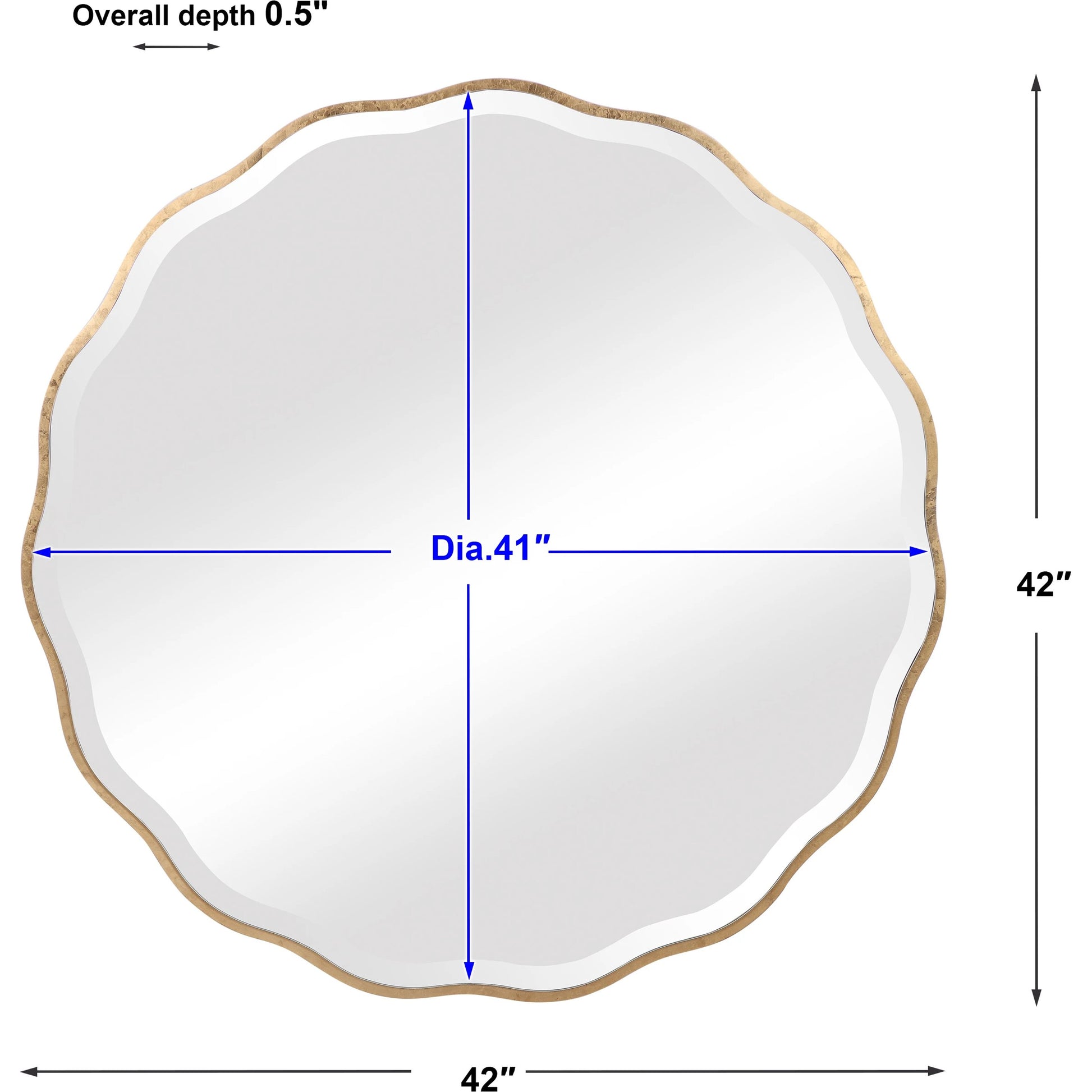 Aneta Mirror by Uttermost. Made from mdf, glass in a transitional style.