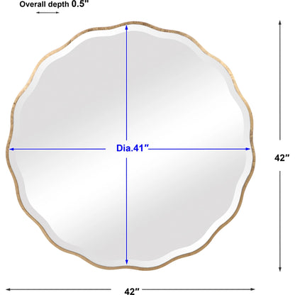 Aneta Mirror by Uttermost. Made from mdf, glass in a transitional style.