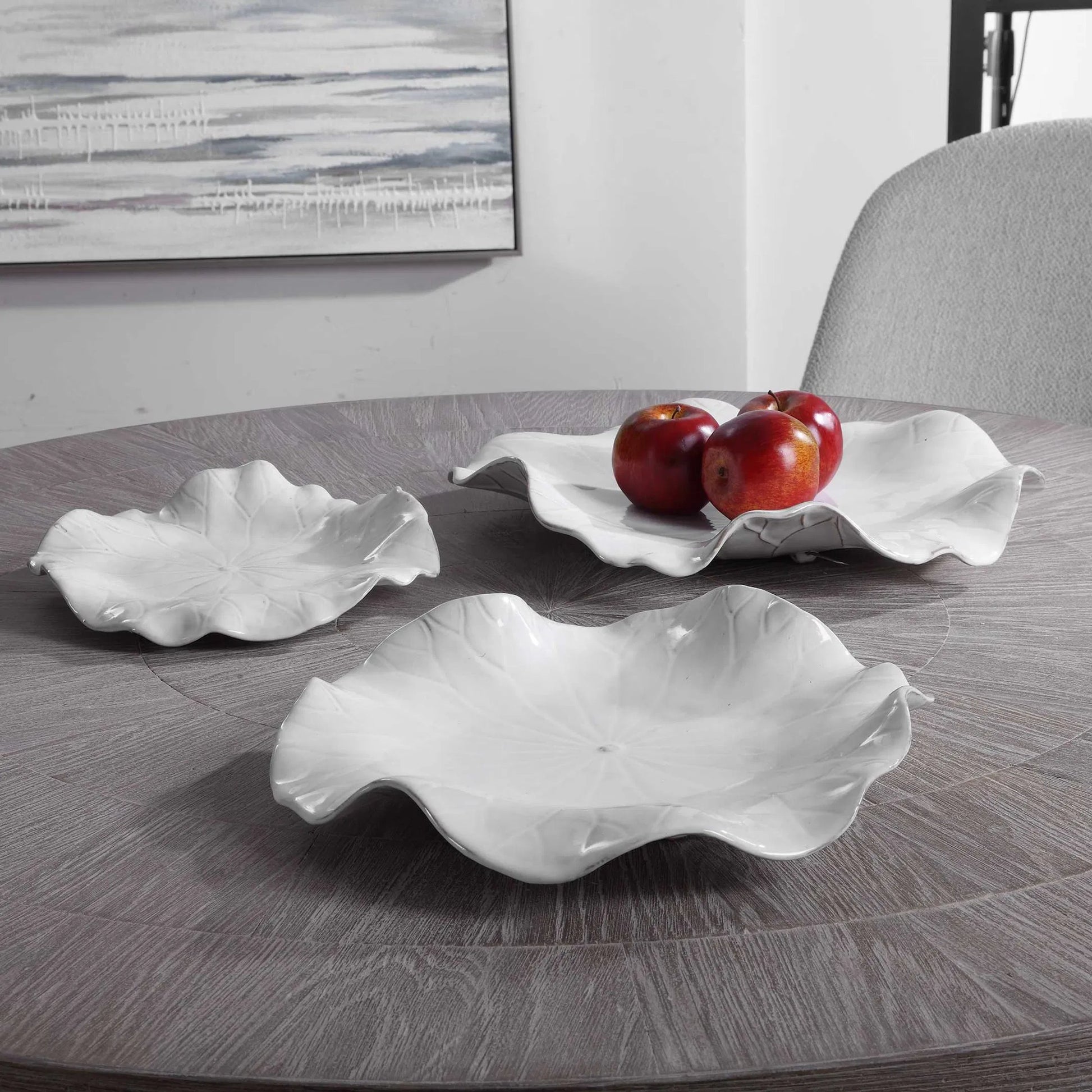 Abella Ceramic Wall Decor by Uttermost. Made from ceramic in a coastal style.