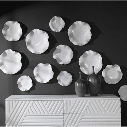 Abella Ceramic Wall Decor by Uttermost. Made from ceramic in a coastal style.